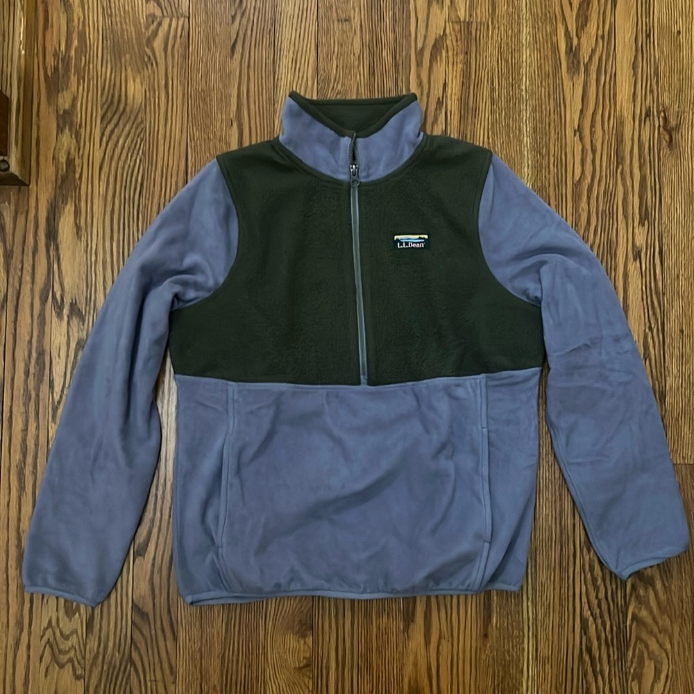 Ll bean zip up fleece